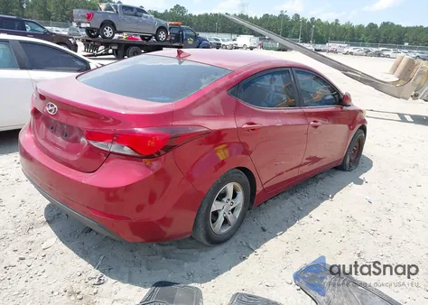 2014 Hyundai Elantra Se from USA, damaged, VIN 5NPDH4AEXEH464015